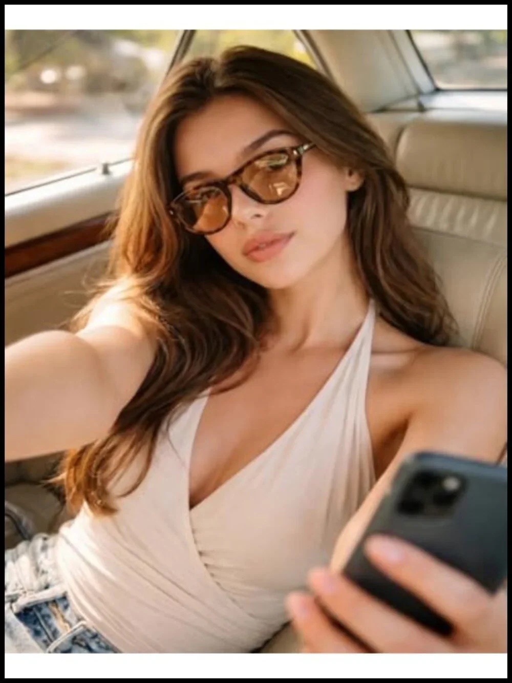 Retro Oval Cat Eye Sunglasses UV400 Small Narrow Frame Lightweight 22g
